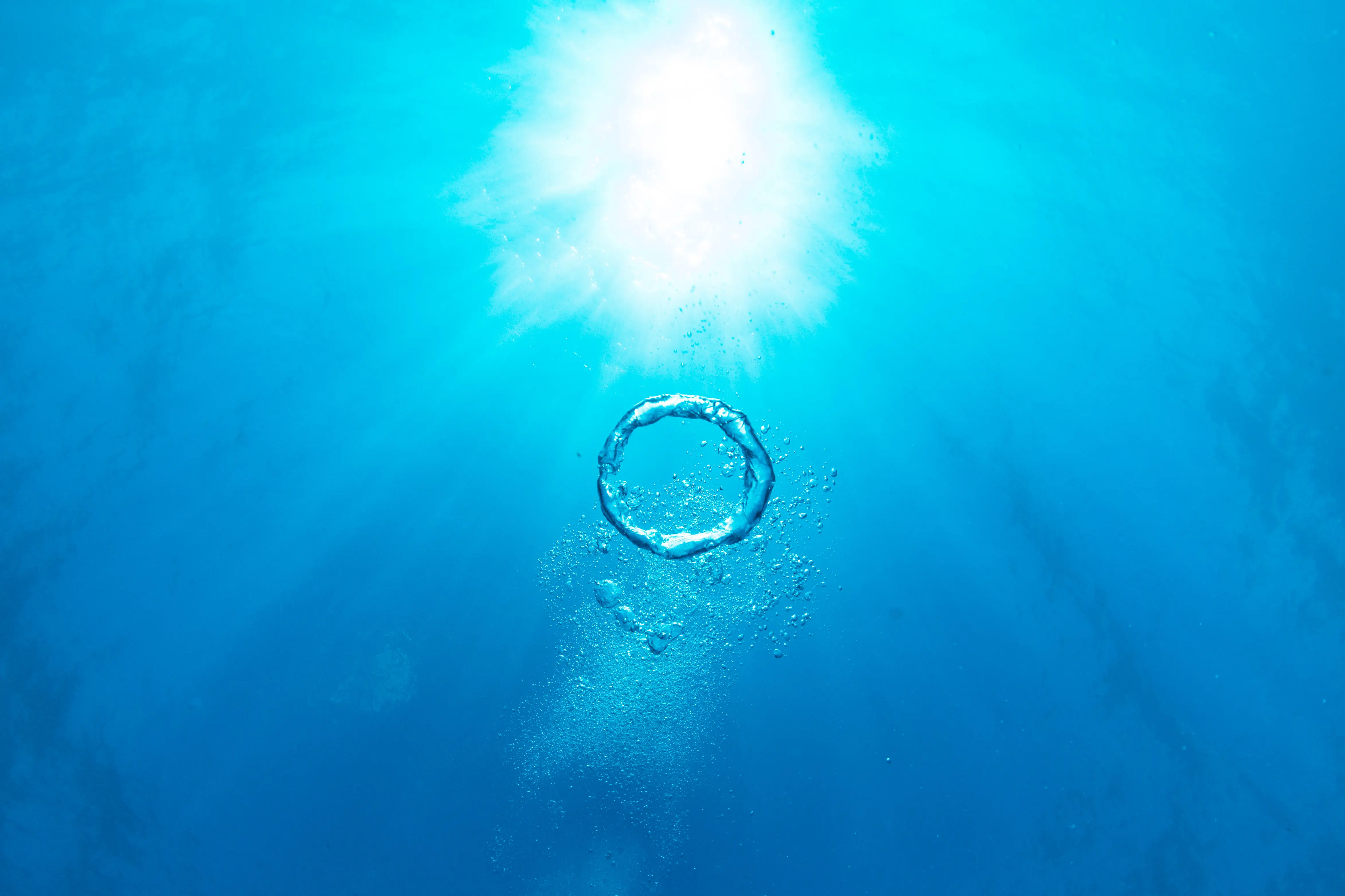 A bubble ring