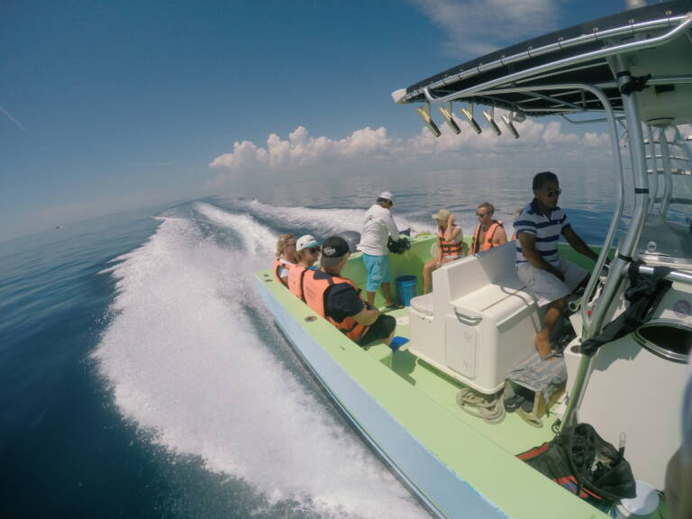 People on a boat